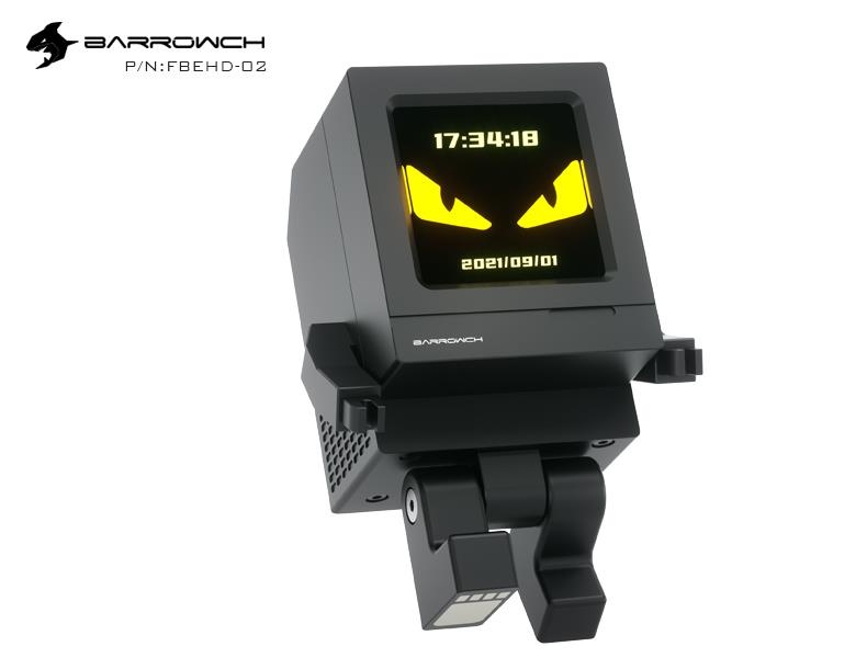 Barrowch Limited Edition Cyclops, Mini 75mm HDMI LCD External Display - Black
