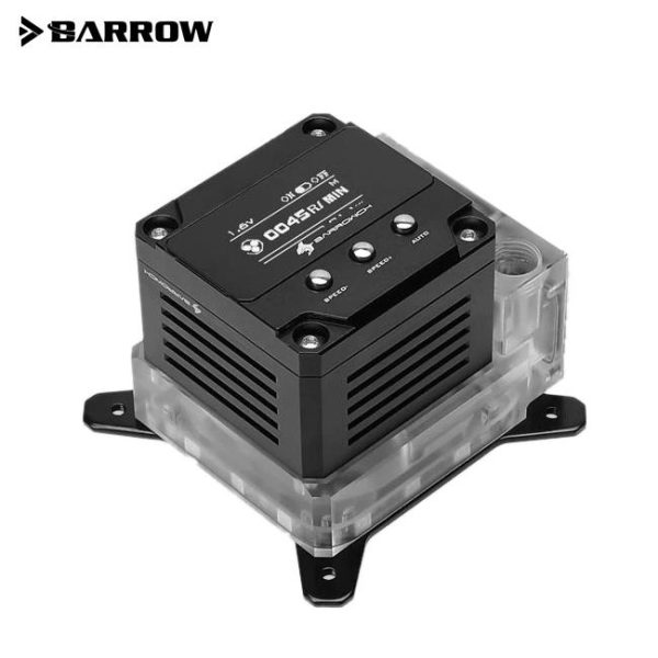 BarrowCH OLED CPU Waterblock, LRC 2.0 RGB, Integrated 17W PWM Pump – INTEL LGA1200 / 1700