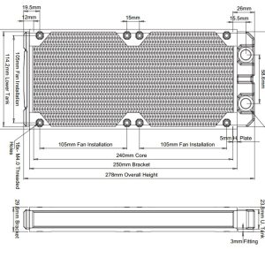 Black Ice Nemesis LS240 OEM Builder Edition - Black