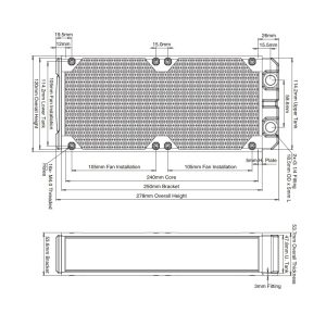 Black Ice Nemesis LX240 OEM Builder Edition - Black