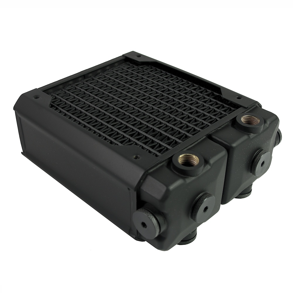 Black Ice SR2 Xtreme+ 120 MP Multi Port Radiator - Black Carbon : image 1