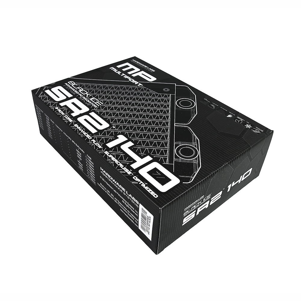 Black Ice SR2 Xtreme+ 140 MP Multi Port Radiator - Black Carbon : image 4