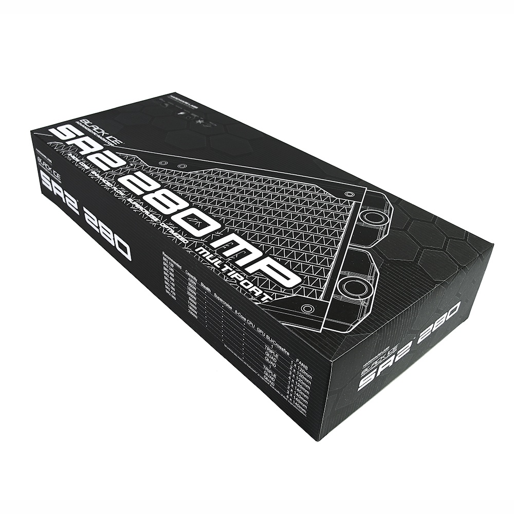Black Ice SR2 Xtreme+ 280 MP Multi Port Radiator - Black Carbon