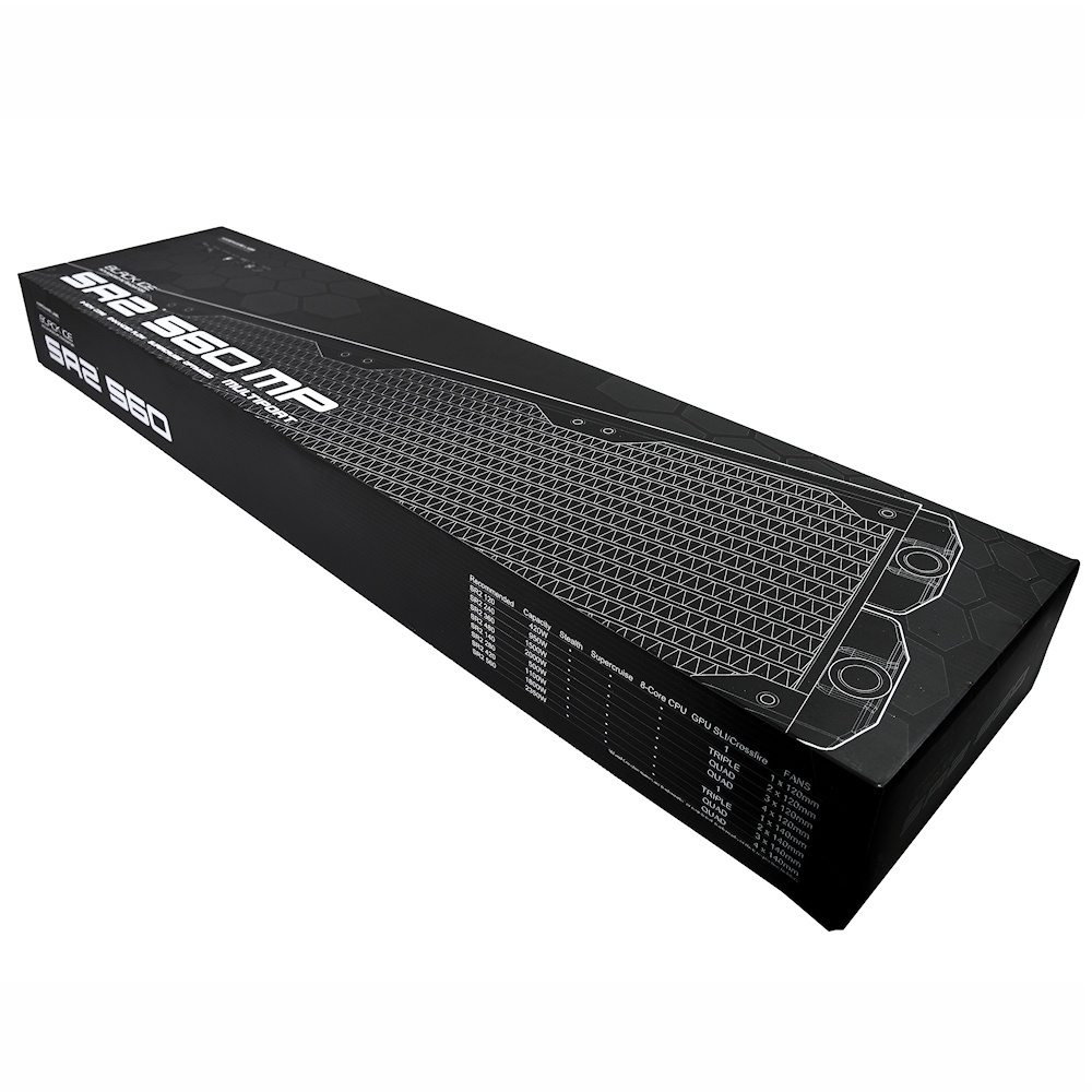 Black Ice SR2 Xtreme+ 560 MP Multi Port Radiator - Black Carbon