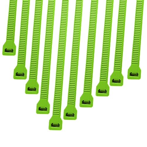 Cable Modders 2.4 x 100mm Cable Ties 10 Pack – Green