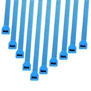 Cable Modders 4.8 x 200mm Cable Ties 10 Pack - UV Blue