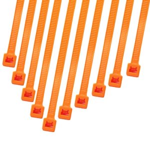 Cable Modders 4.8 x 200mm Cable Ties 10 Pack - UV Orange