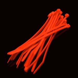 Cable Modders 4.8 x 200mm Cable Ties 10 Pack - UV Orange