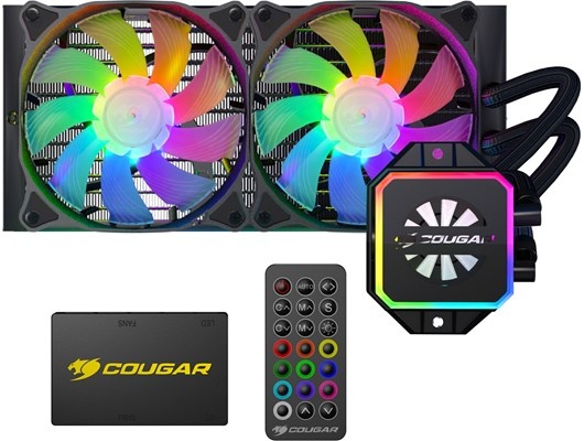 Cougar Helor 240mm CPU Liquid Cooling with Addressable RGB