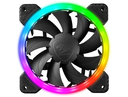 Cougar Hydraulic Vortex RGB HPB 120 mm PWM HDB Cooling Kit with addressable RGB Lighting 3 Pack