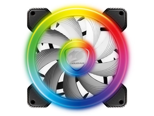 Cougar Hydraulic Vortex RGB SPB 120 mm PWM HDB Cooling Fan with addressable RGB and Omnidirectional Lighting : image 2