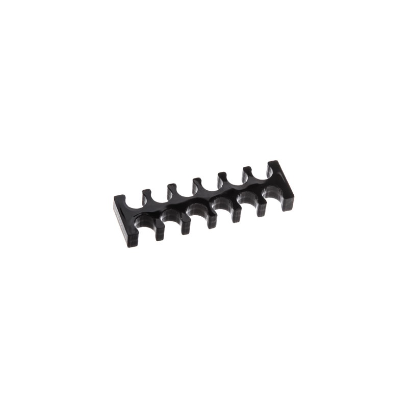 E22 12-slot cable comb 3mm small - black
