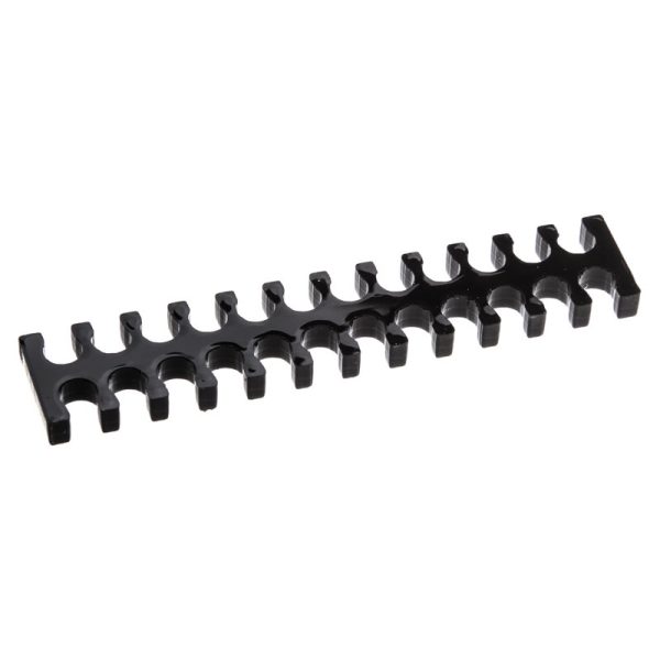 E22 24-slot cable comb 4mm in size – black