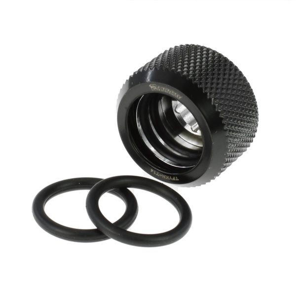 Barrow G1/4 – 14mm OD Twin Seal Hard Tube Compression Fitting – Black
