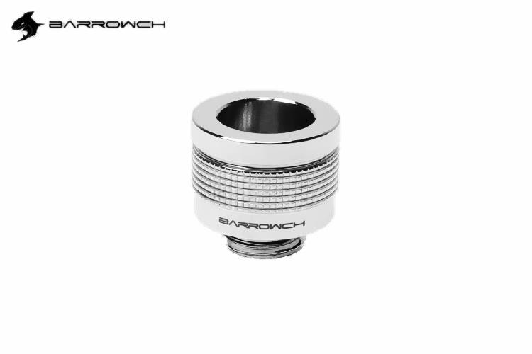 BarrowCH G1/4 - 14mm OD Wolverine Super Anti Off Hard Tube Push Fitting - Shiny Silver