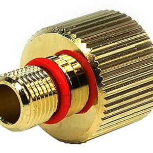 Eheim 1046 outlet adapter to G1 / 4 knurled gold plated