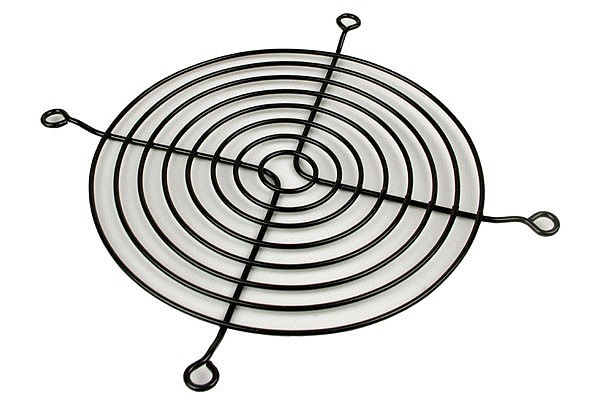 fan grill for axial fans for 120mm black