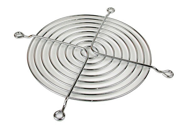 fan grill for axial fans for 120mm chrome