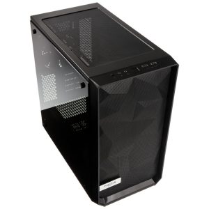 Fractal Design Meshify C Mini Dark TG Micro-ATX Case, Glass - Black