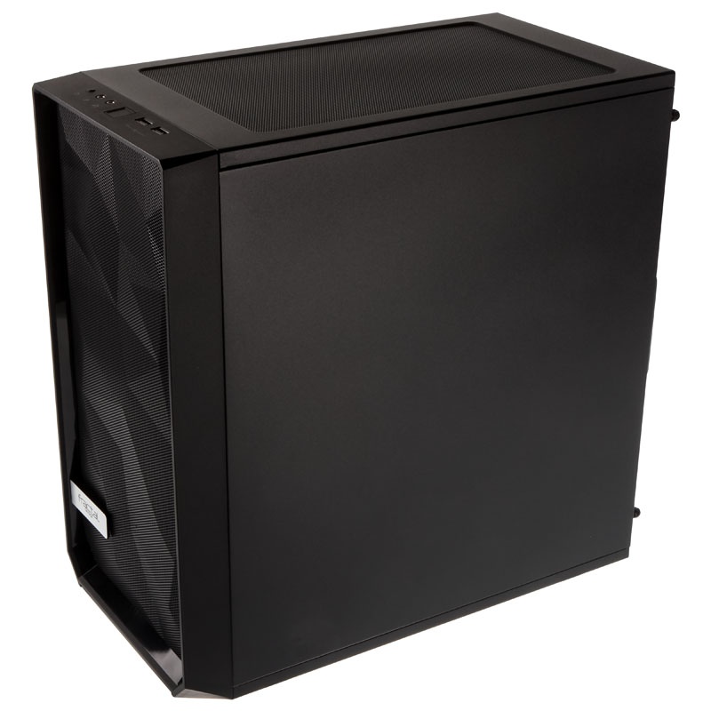 Fractal Design Meshify C Mini Dark TG Micro-ATX Case, Glass - Black