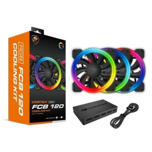 Cougar Vortex FCB RGB Cooling Kit Inc 3x120mm RGB Fans