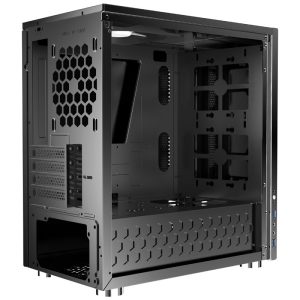 Jonsbo C3 Plus Micro-ATX case, tempered glass - black