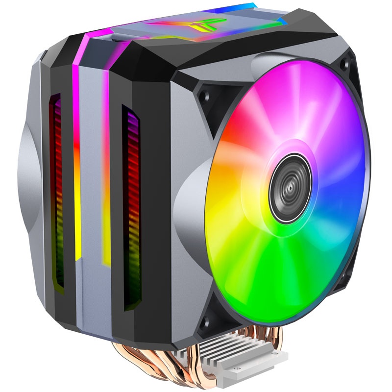Jonsbo CR-1100 CPU cooler, ARGB - 2x 120mm, gray
