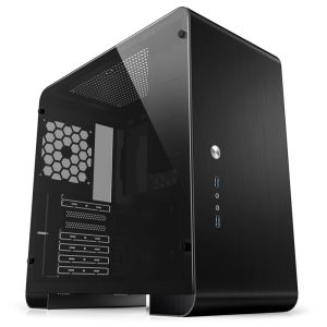 Jonsbo U4 Plus Midi-Tower, Tempered Glass - black
