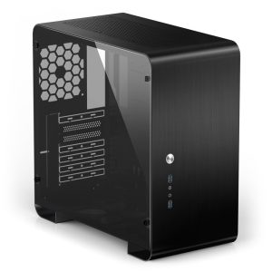 Jonsbo U4 Plus Midi-Tower, Tempered Glass - black