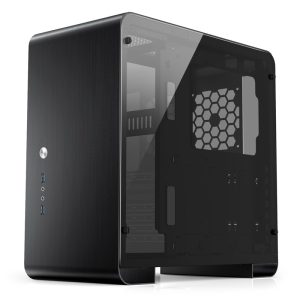 Jonsbo U4 Plus Midi-Tower, Tempered Glass - black