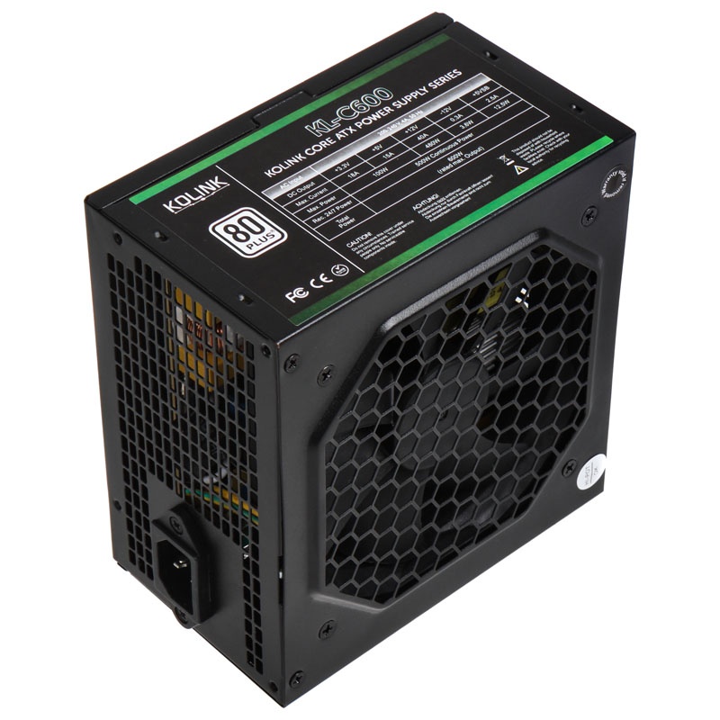 Kolink Core 80 Plus power supply - 600 Watt : image 2