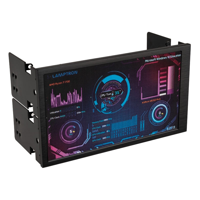 Lamptron HC060 PC hardware monitor with bracket