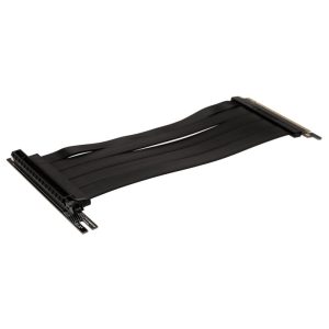 Lian Li O11D-1X-4 riser card cable + PCI slot cover - PCIe 4.0, black