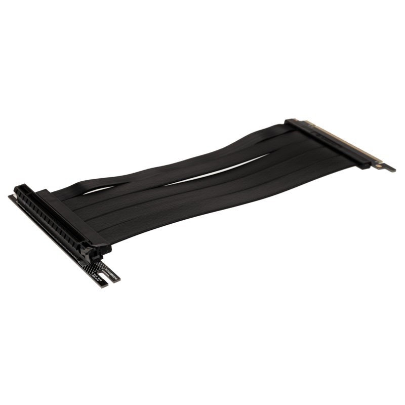 Lian Li O11D-1X-4 riser card cable + PCI slot cover - PCIe 4.0, black