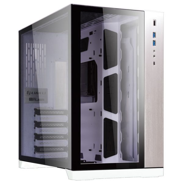 Lian Li PC-O11 Dynamic Midi Tower, Tempered Glass – White