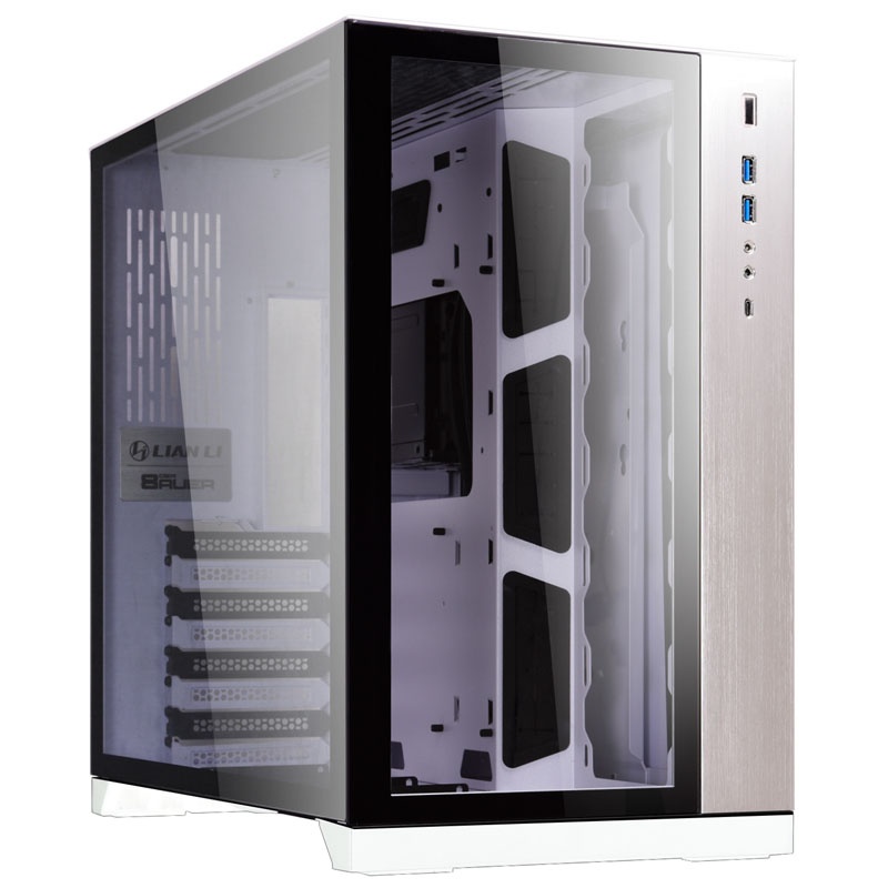 Lian Li PC-O11 Dynamic Midi Tower, Tempered Glass - White