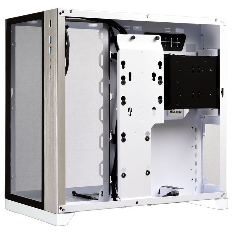 Lian Li PC-O11 Dynamic Midi Tower, Tempered Glass - White