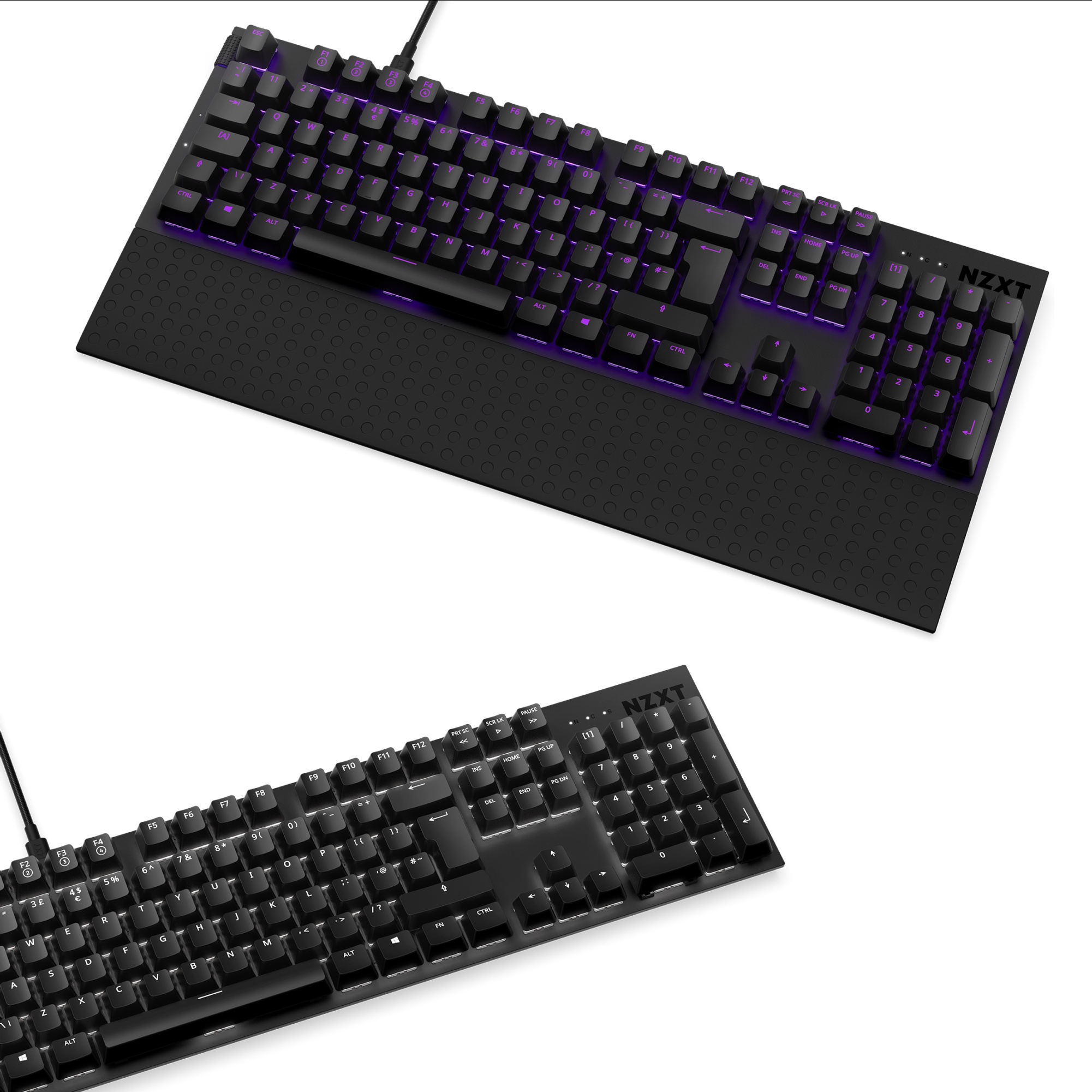 NZXT Function Full Size Black Mechanical Keyboard UK Layout ...