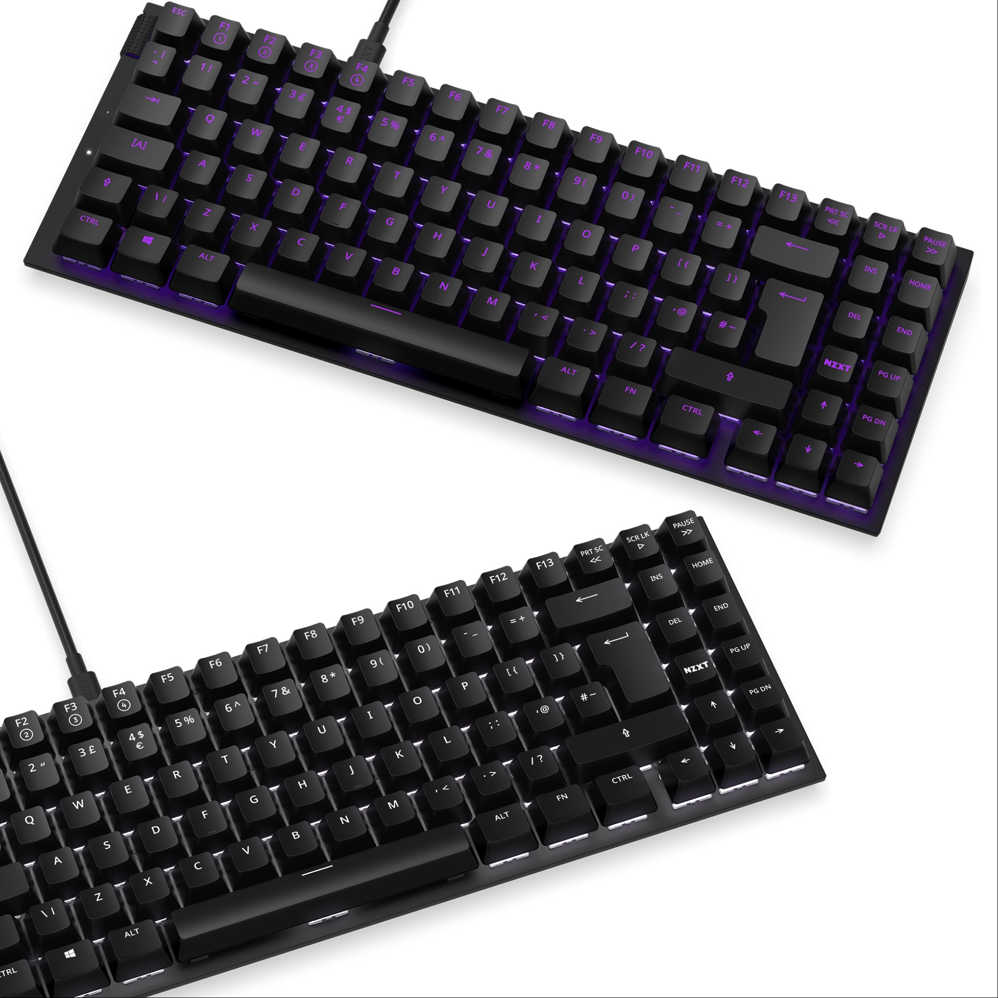 NZXT Function Mini TKL Black Mechanical Keyboard UK Layout ...