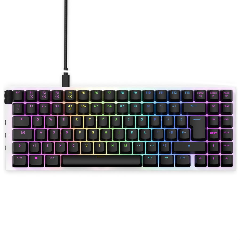 NZXT Function Mini TKL White Mechanical Keyboard UK Layout ...