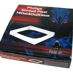 Phobya 140x140x20mm Shroud Plexi
