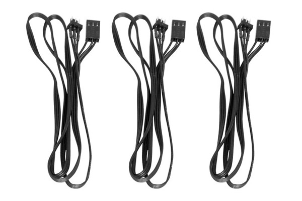 Phobya 3 piece kit 3Pin extensions 80cm