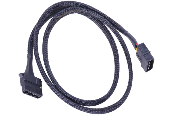 Phobya 4Pin Molex power extension 90cm – black