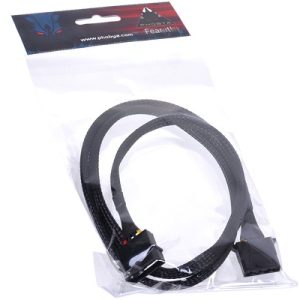 Phobya 4Pin Molex power extension 90cm - black
