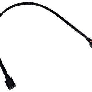 Phobya 4Pin PWM male to male 30cm - black : image 1