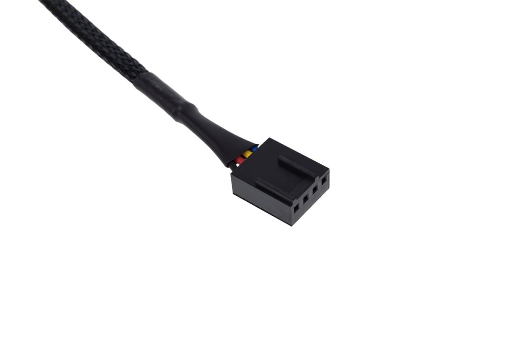 Phobya 4Pin PWM male to male 30cm - black : image 2