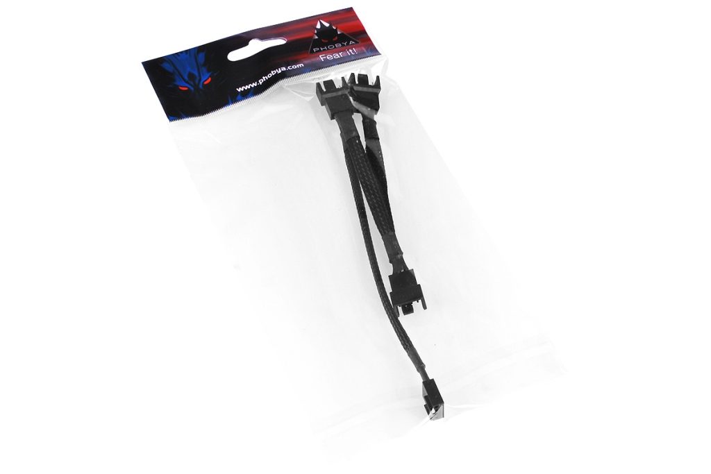 Phobya 4Pin PWM to 3x 4Pin PWM extension 40cm - black : image 3