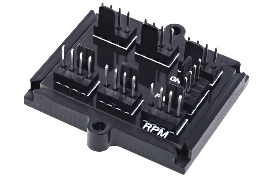 Phobya 4Pin PWM to 6x 4Pin Fan Splitter PCB
