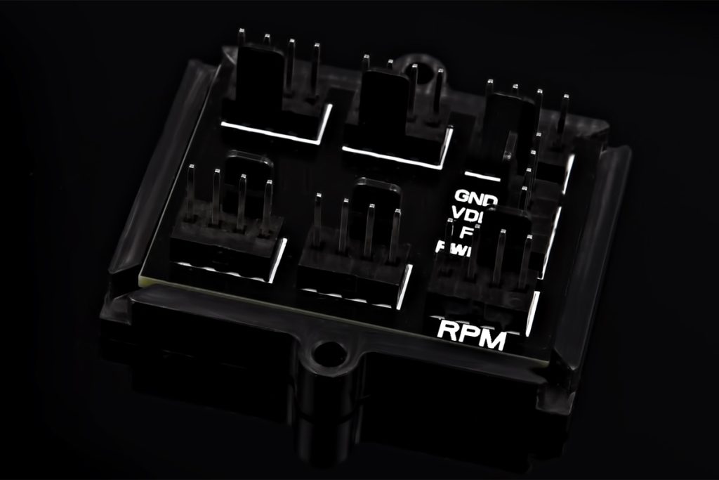 Phobya 4Pin PWM to 6x 4Pin Fan Splitter PCB