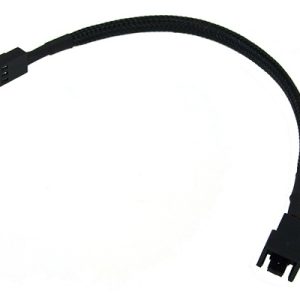 Phobya Adaptor 3Pin (12V) - 3Pin (7V) 20cm - black : image 1